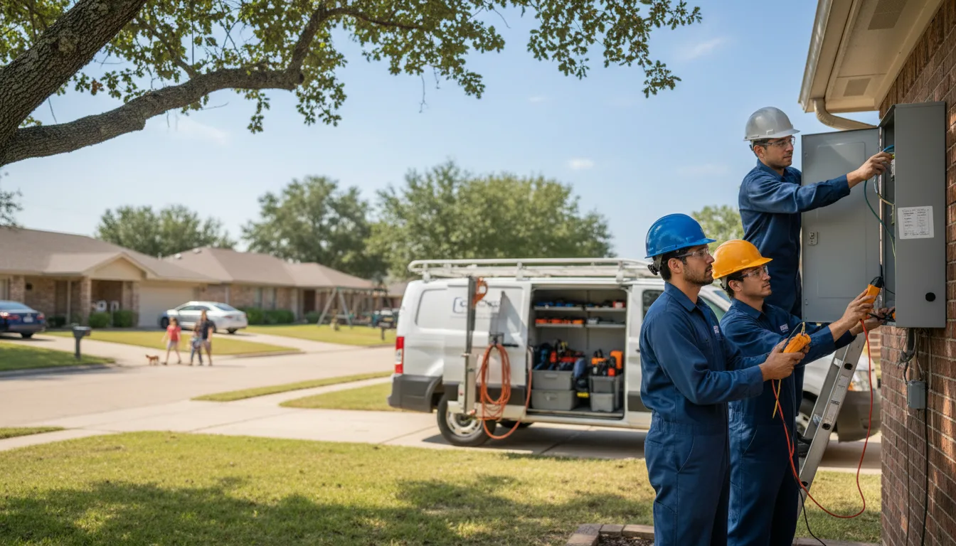 Certified electrician providing emergency electrical services in Lisman, AL